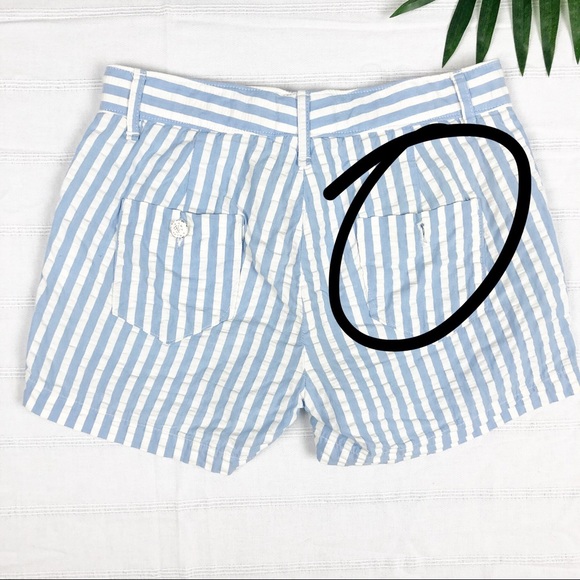 rag & bone Shorts Size 24 Waffle Stripe Chinos - Picture 4 of 5